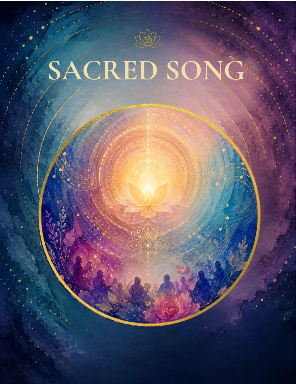 Devotional artwork for Sacred Song at Welcome Om